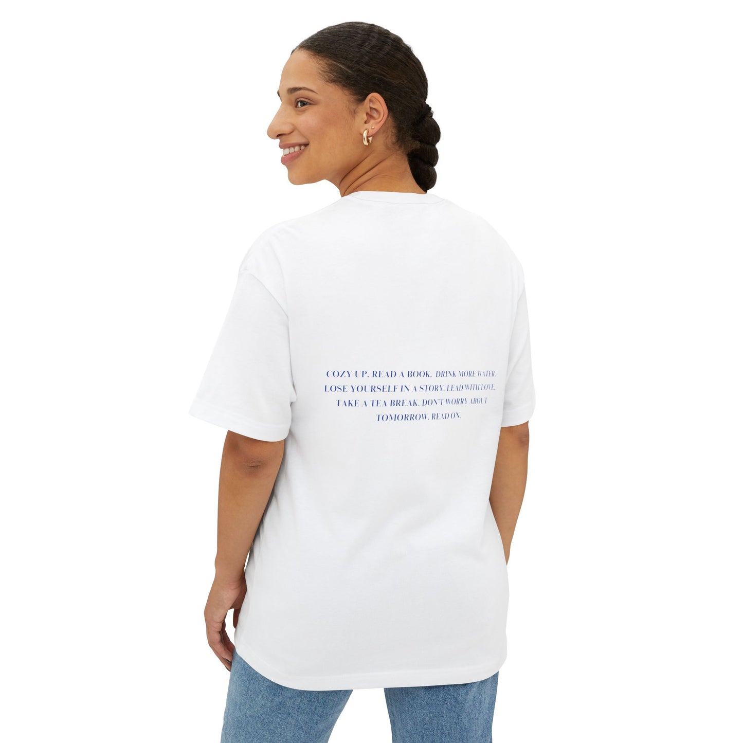 Scholar & Scribe Established 2023 Unisex Oversized Boxy Tee