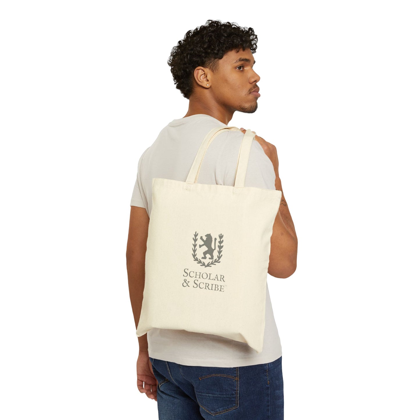 Meet Me at the Bookshop, Scholar and Scribe Tote Bag, Eco-Friendly Canvas Bag, Cute Book Lover Gift, Library Accessory