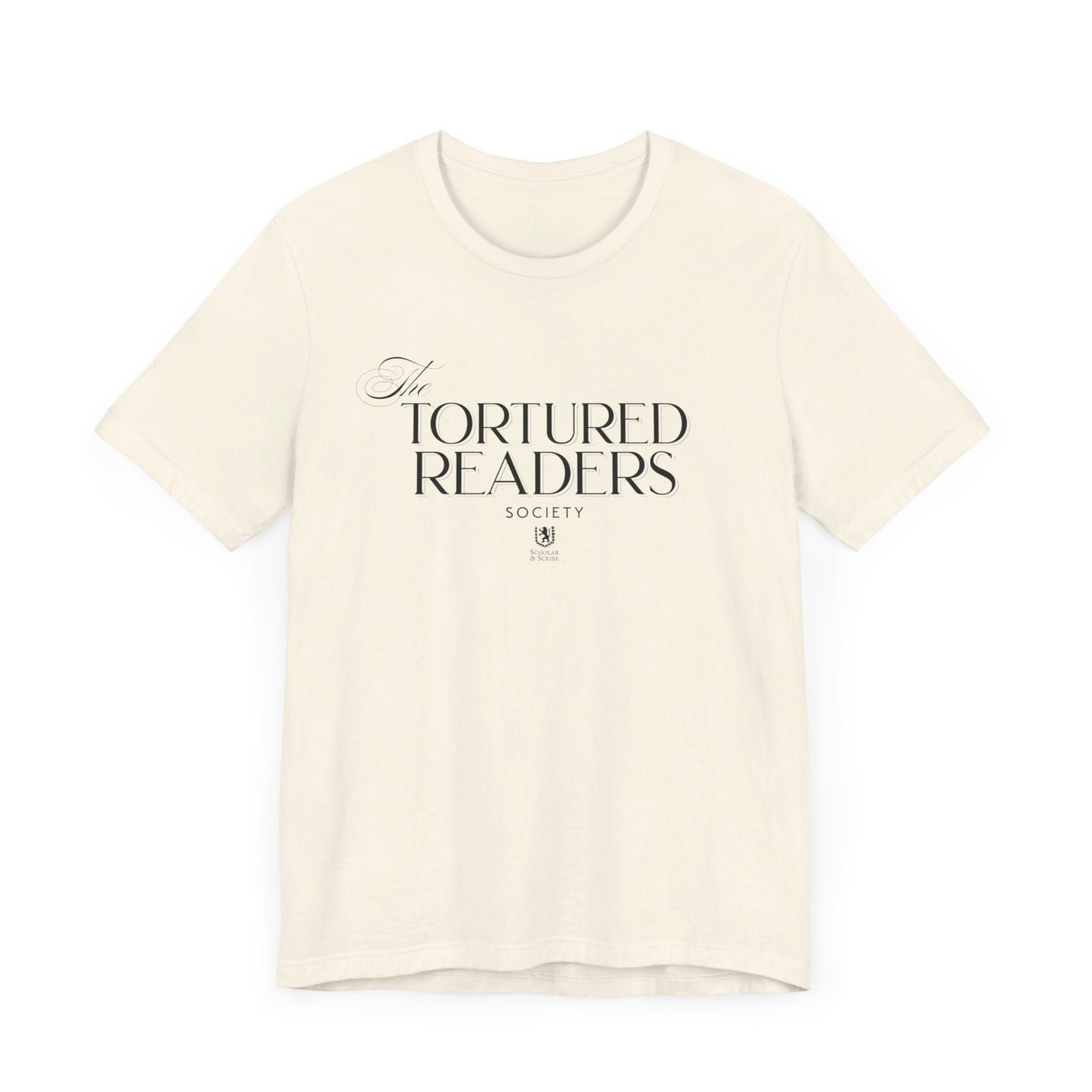 Scholar & Scribe Tortured Readers Department Unisex Jersey Short Sleeve Tee