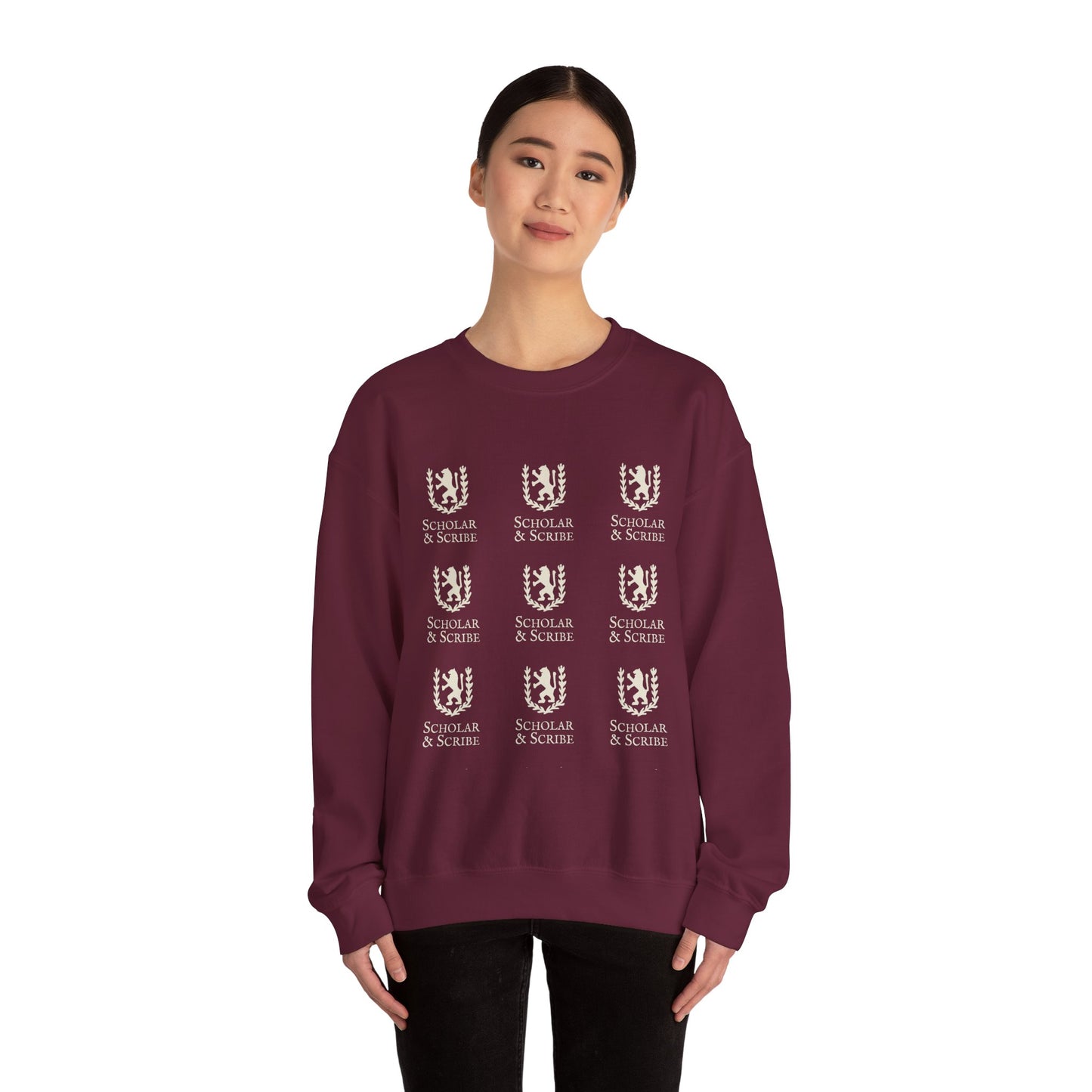 Scholar & Scribe Indie Bookstore Unisex Heavy Blend™ Crewneck Sweatshirt