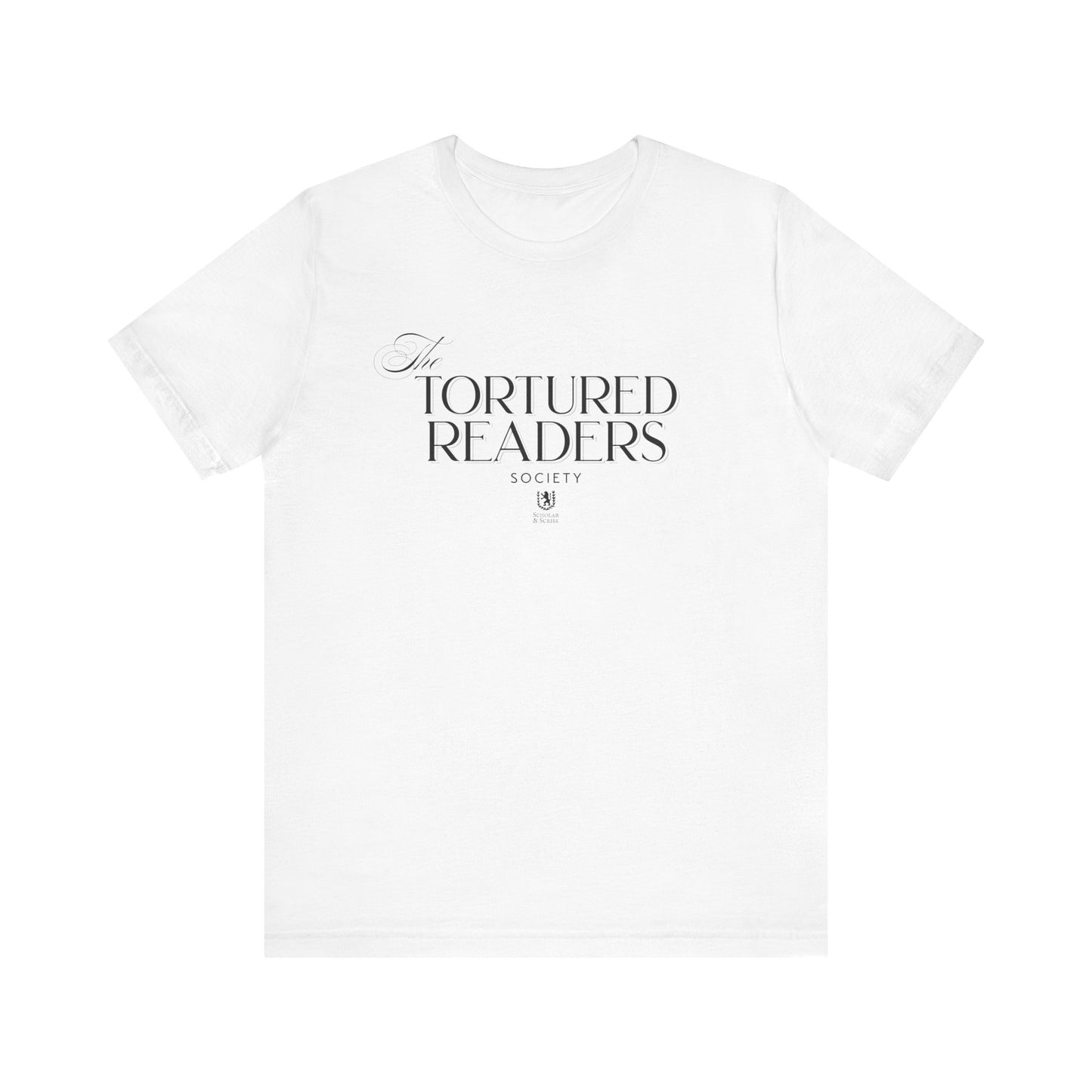 Scholar & Scribe Tortured Readers Department Unisex Jersey Short Sleeve Tee