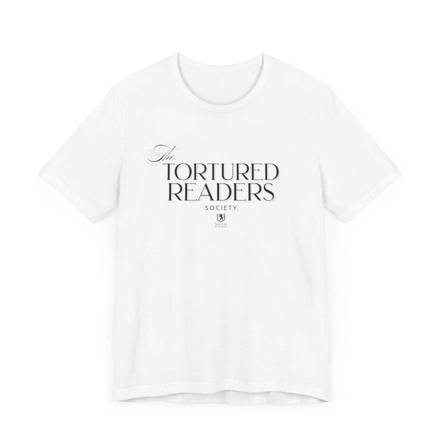 Scholar & Scribe Tortured Readers Department Unisex Jersey Short Sleeve Tee