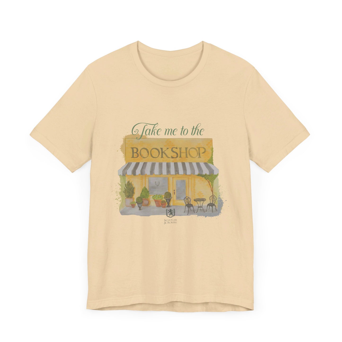 Scholar & Scribe "Take me to the bookstore" Unisex Jersey Short Sleeve Tee