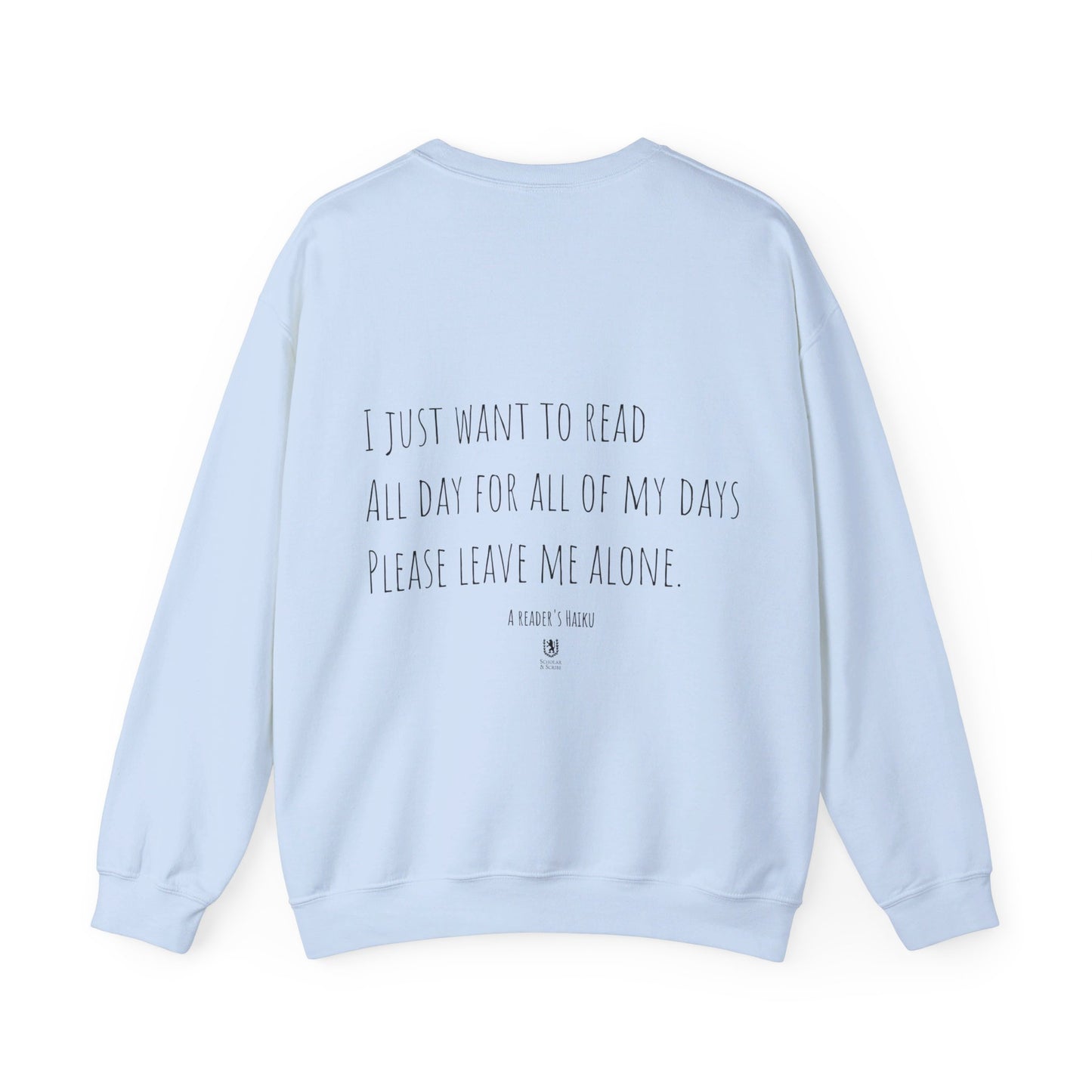 Scholar & Scribe "Read All Day" Unisex Heavy Blend™ Crewneck Sweatshirt