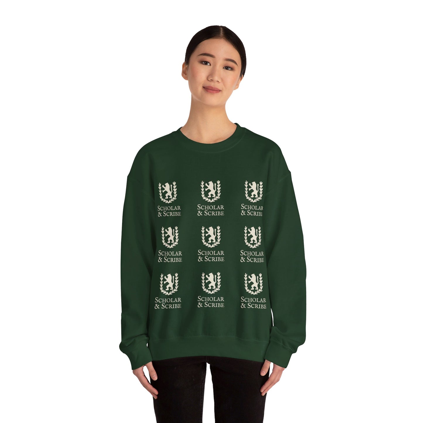Scholar & Scribe Indie Bookstore Unisex Heavy Blend™ Crewneck Sweatshirt