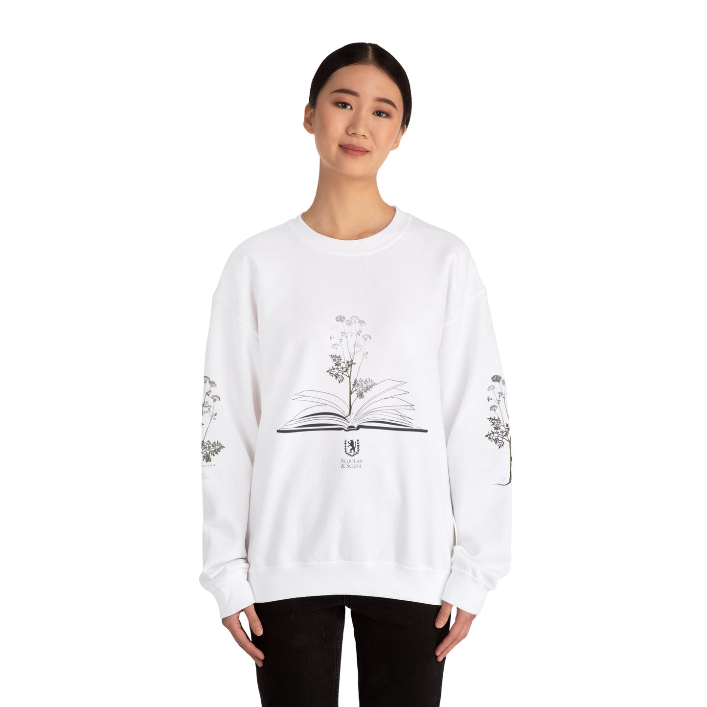 Blooming Book Unisex Heavy Blend™ Crewneck Sweatshirt