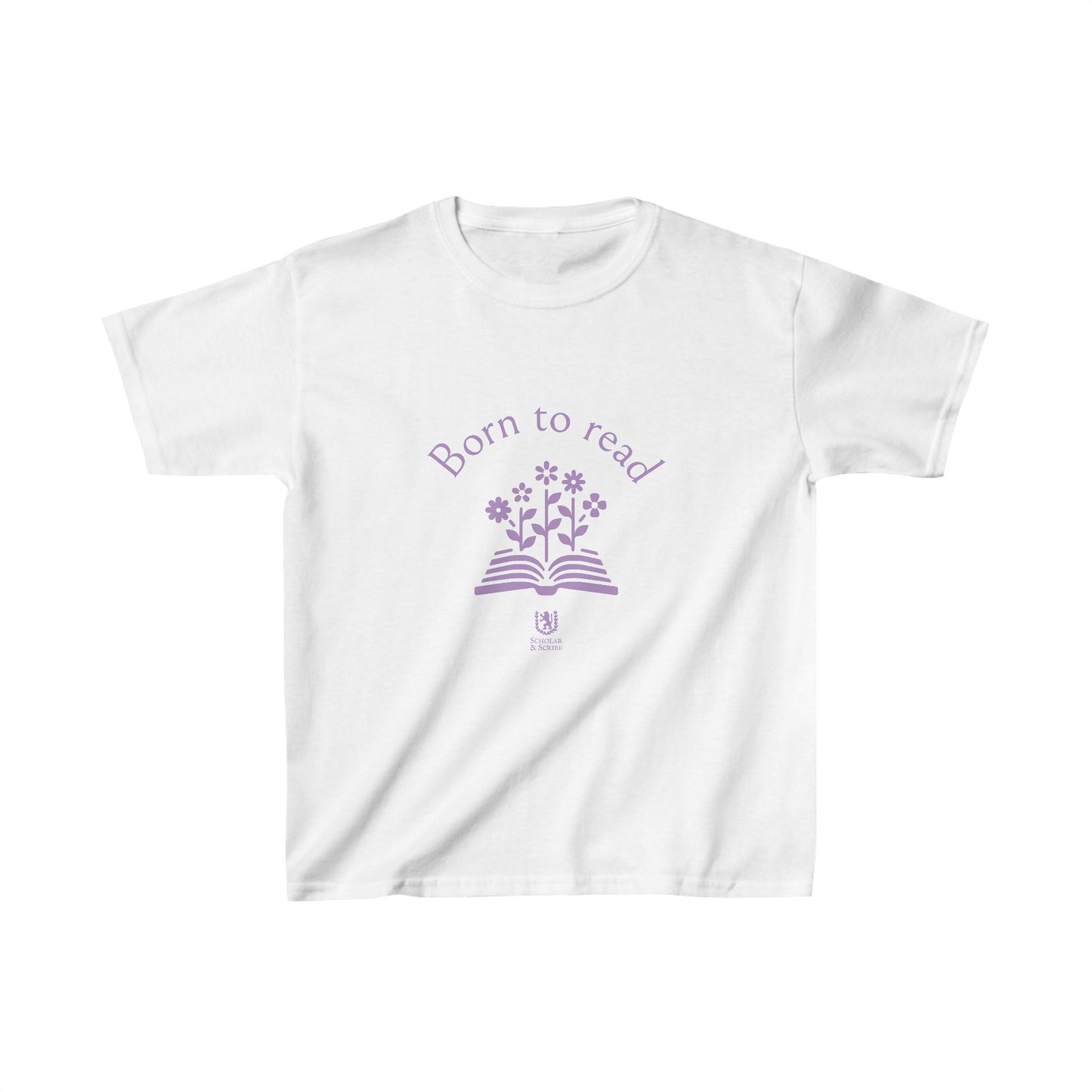 Scholar & Scribe "Born to Read" Kids Heavy Cotton™ Tee