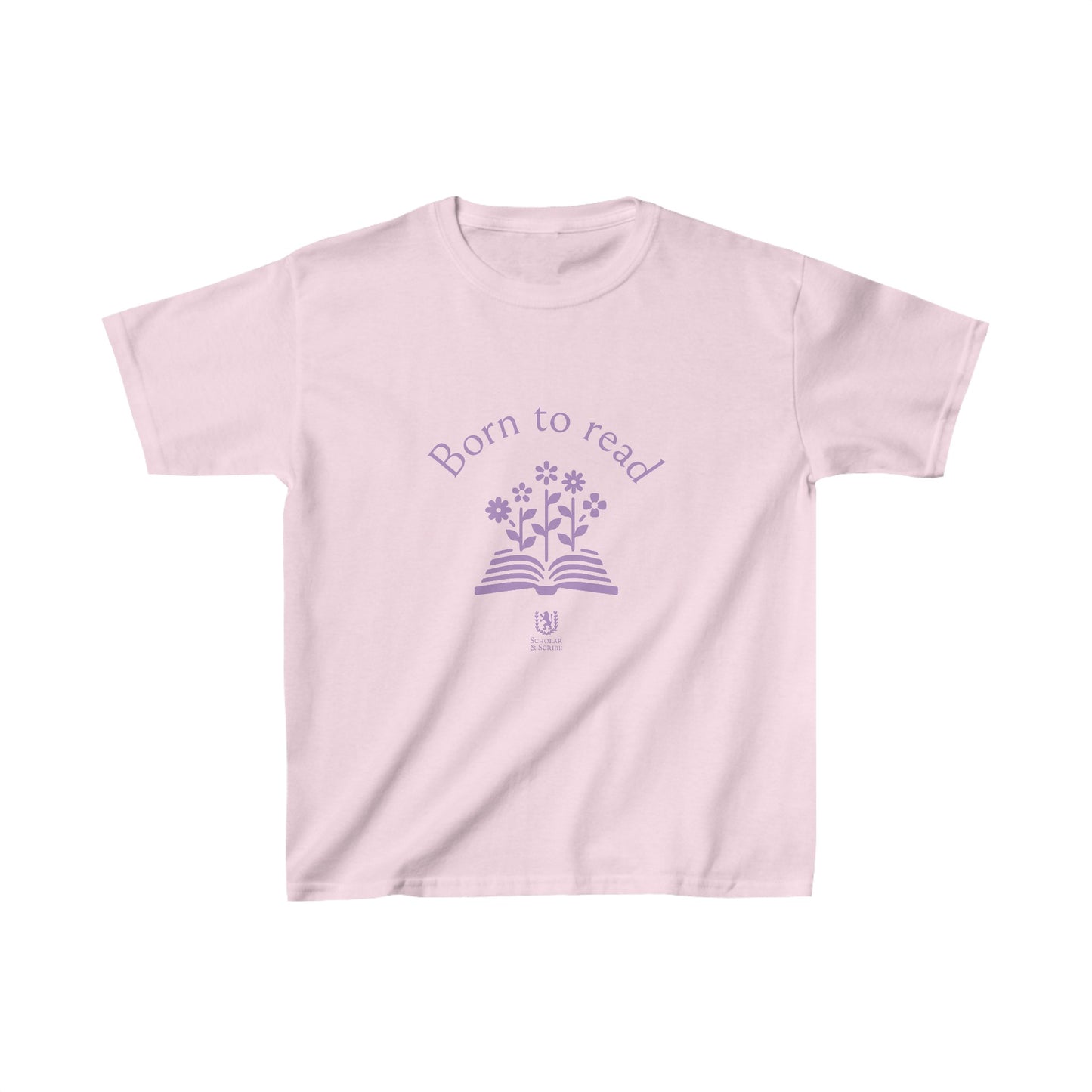 Scholar & Scribe "Born to Read" Kids Heavy Cotton™ Tee