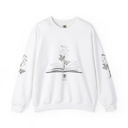 Blooming Book Unisex Heavy Blend™ Crewneck Sweatshirt