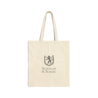 Meet Me at the Bookshop, Scholar and Scribe Tote Bag, Eco-Friendly Canvas Bag, Cute Book Lover Gift, Library Accessory