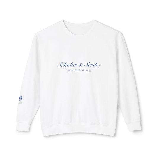 Cozy Up with a Good Book Unisex Lightweight Crewneck Sweatshirt