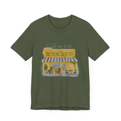 Scholar & Scribe "Take me to the bookstore" Unisex Jersey Short Sleeve Tee