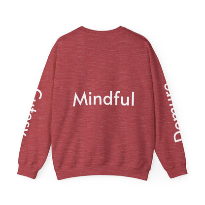 Loves to Read - Cutesy, Mindful, Demure Unisex Heavy Blend™ Crewneck Sweatshirt