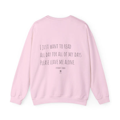 Scholar & Scribe "Read All Day" Unisex Heavy Blend™ Crewneck Sweatshirt