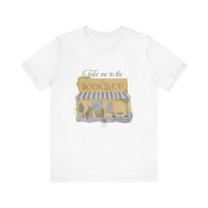 Scholar & Scribe "Take me to the bookstore" Unisex Jersey Short Sleeve Tee