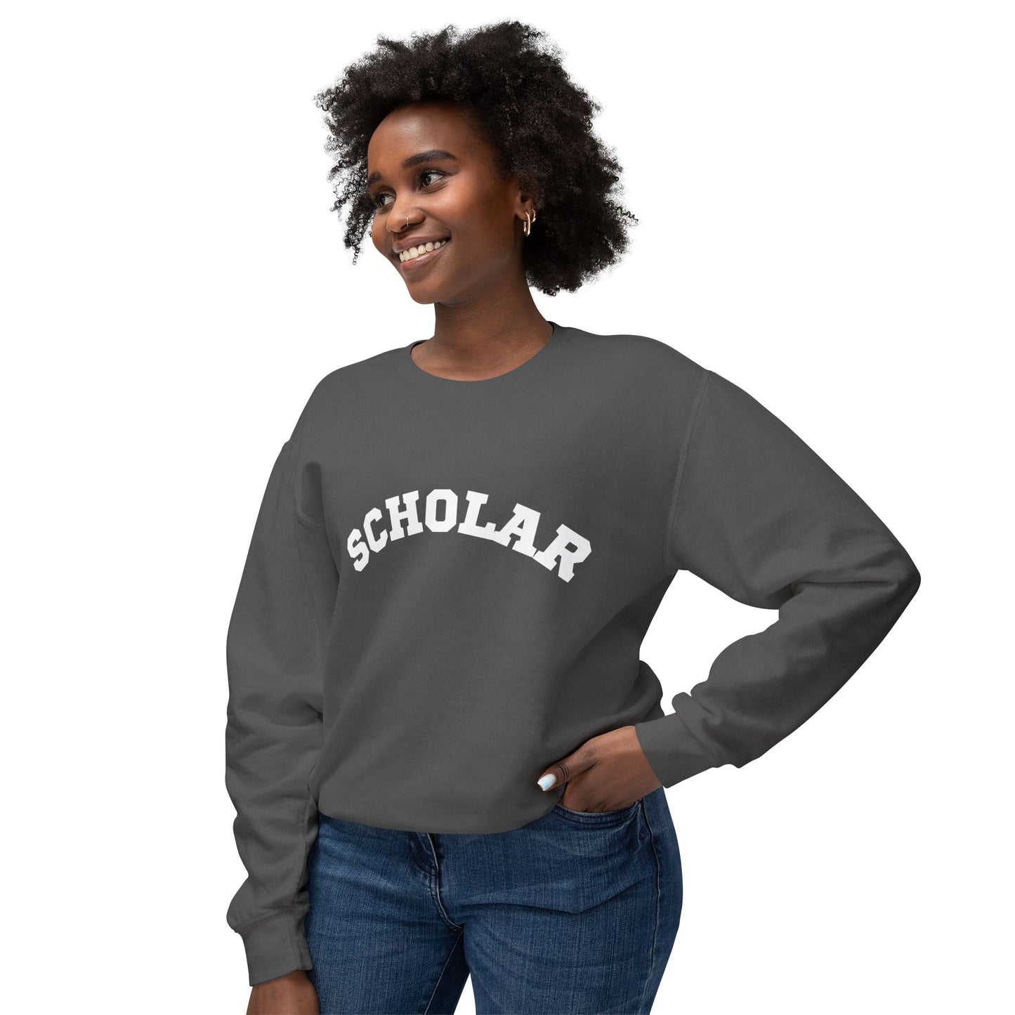 Scholar Unisex Lightweight Crewneck Sweatshirt