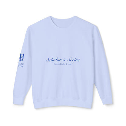 Cozy Up with a Good Book Unisex Lightweight Crewneck Sweatshirt