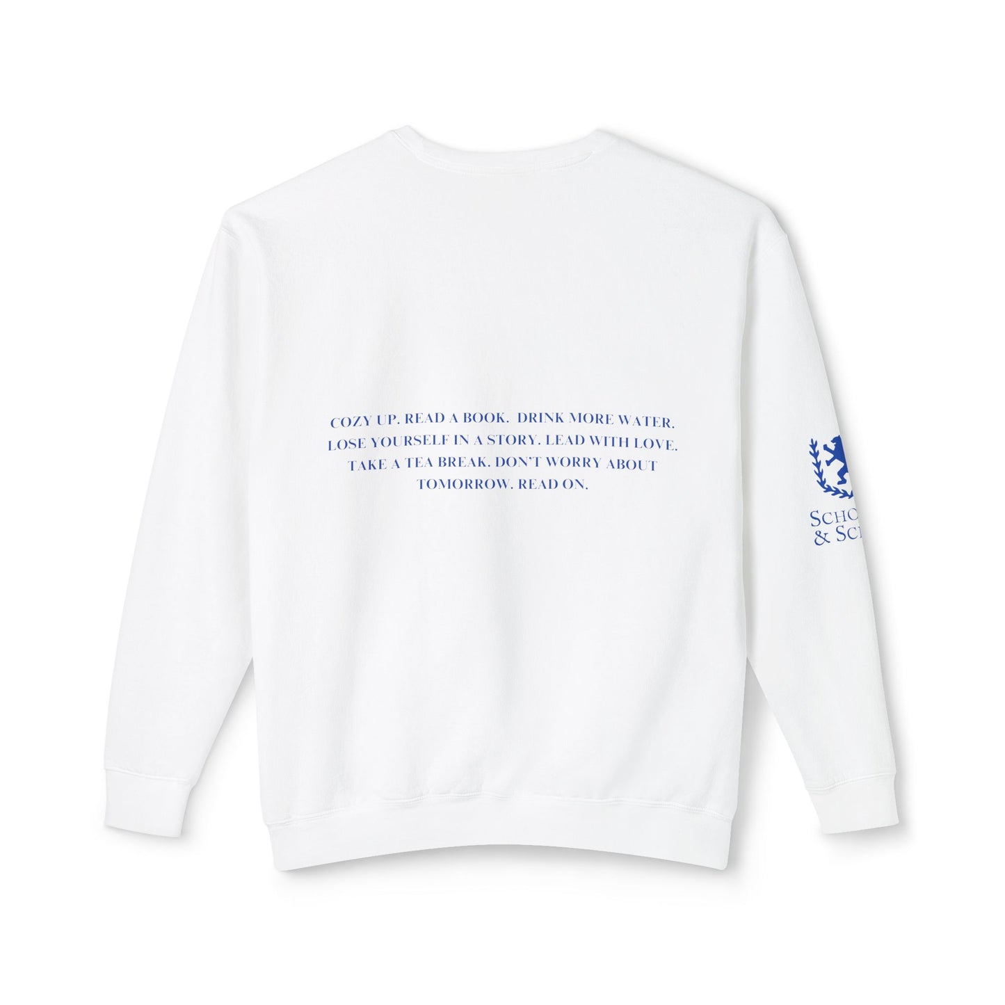 Cozy Up with a Good Book Unisex Lightweight Crewneck Sweatshirt