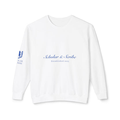 Cozy Up with a Good Book Unisex Lightweight Crewneck Sweatshirt