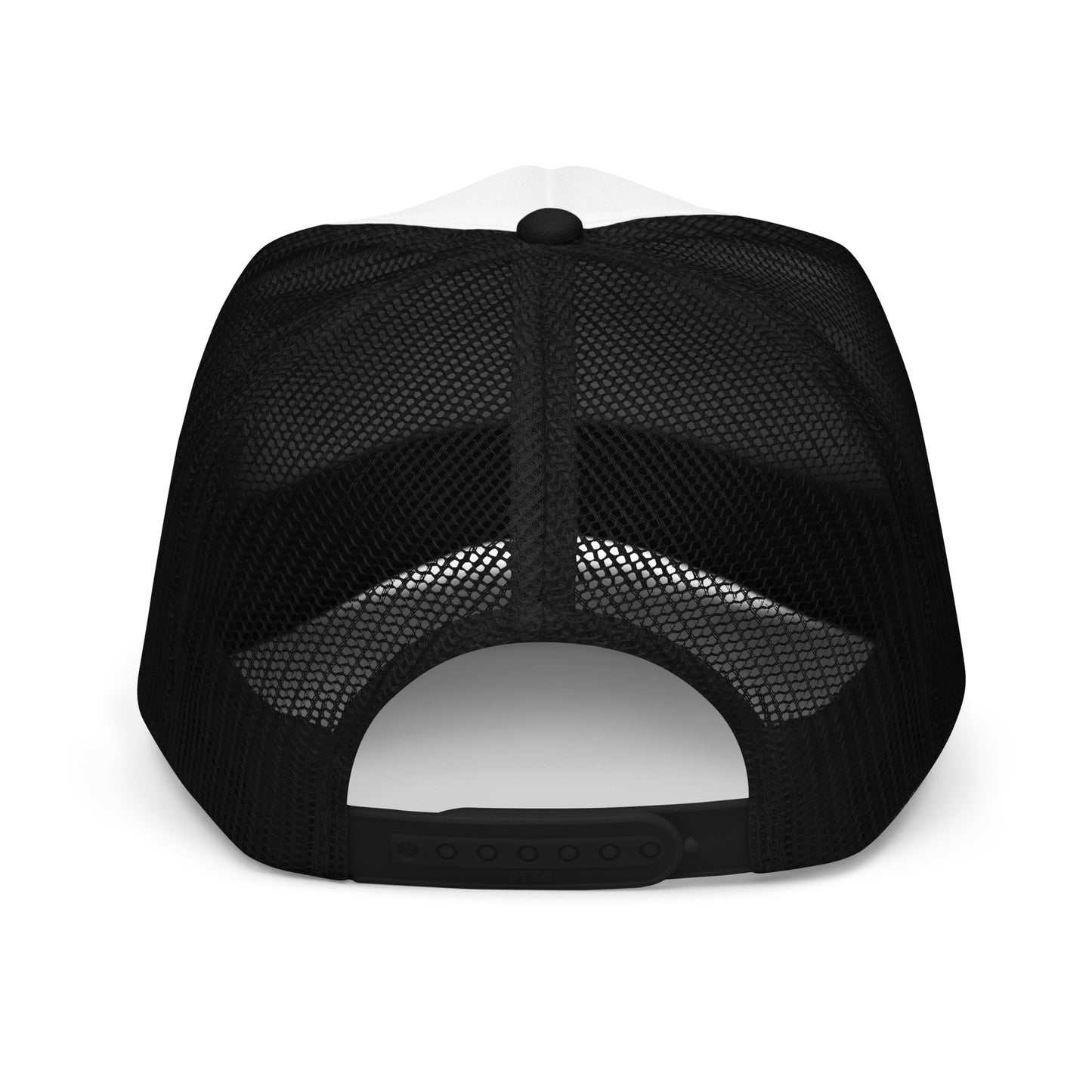 TRL Embroidered Trucker Hat - Black Puffy Letters