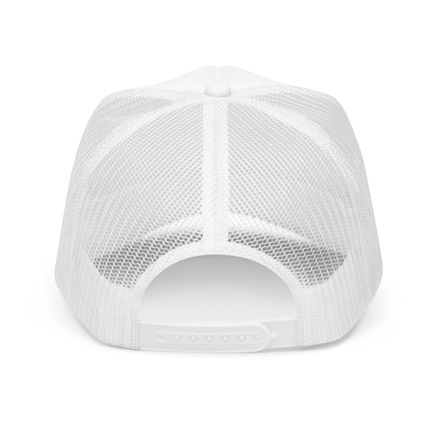 TRL Embroidered Trucker Hat - Black Puffy Letters