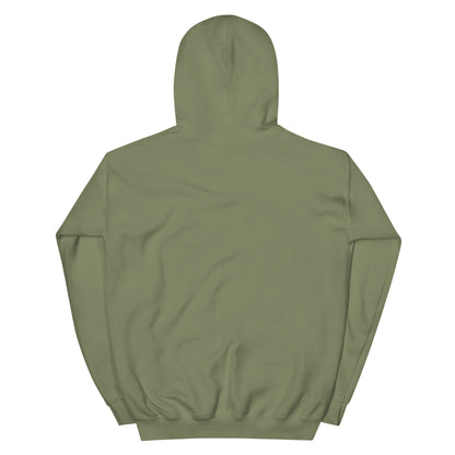 Embroidered "I put down my book to be here" Unisex Hoodie